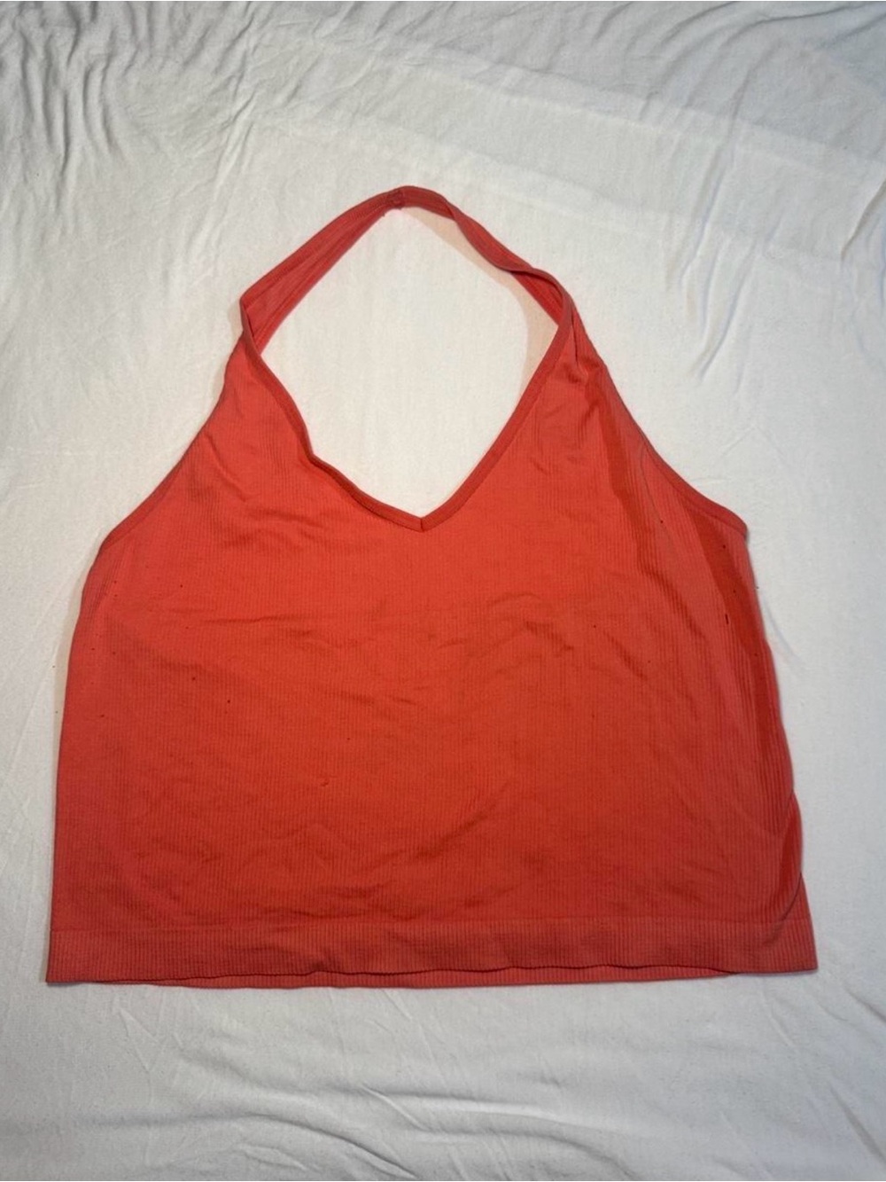 SO Coral Red Halter Camisole